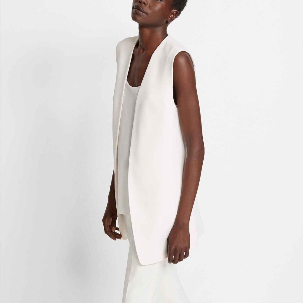 Club Monaco Baalen Pleat Back Vest - Pale Pink